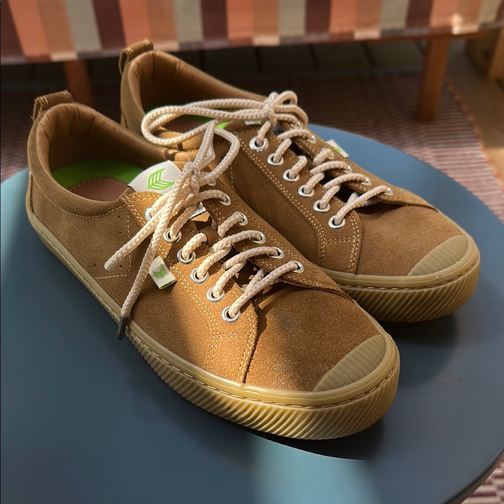 Cariuma All Camel Suede Sneakers